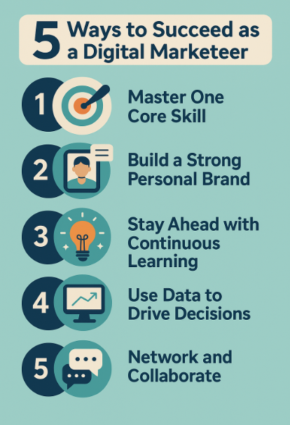 5 Ways to Succeed as a Digital Marketeer